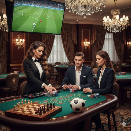悠扬棋牌 对弈场景